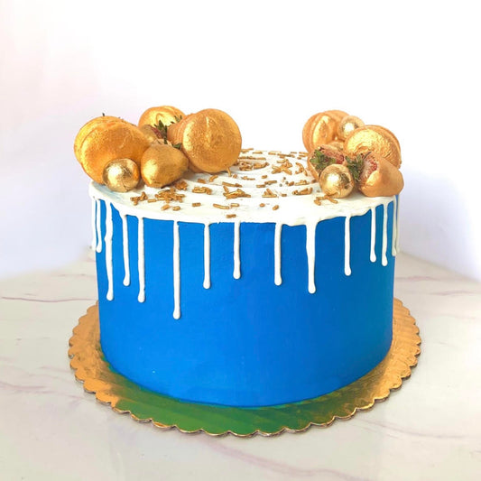 Blue and Gold Decor