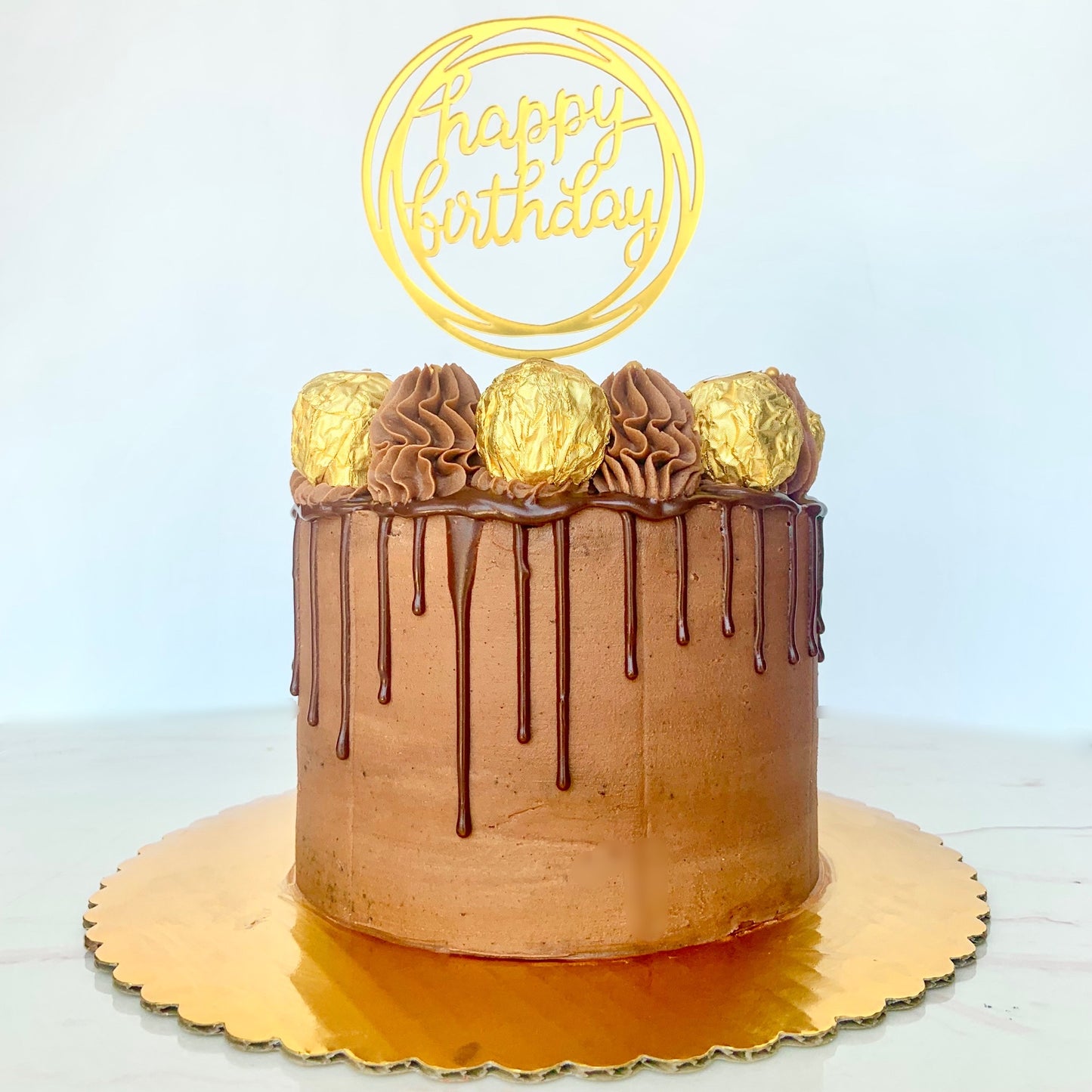 Ferrero Rocher Drip Cake